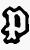 Edinburgh 1695 date letter P