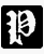 Edinburgh 1769 date letter P