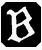 Edinburgh 1957 date letter B