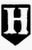 London 1585 date letter H
