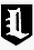 London 1668 date letter L