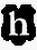 London 1743 date letter H
