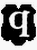 London 1751 date letter Q