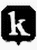 London 1825 date letter K