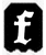 London 1921 date letter F