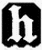 London 1923 date letter H
